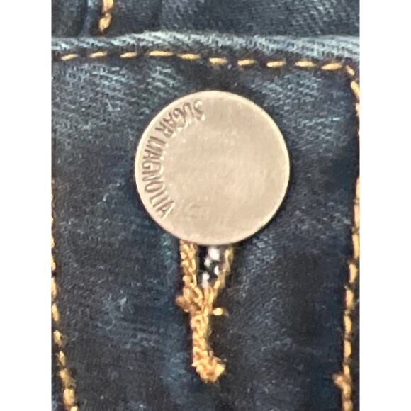 Sugar Magnolia Women’s Dark Blue Straight-Leg Jeans Size 8 Classic Fit Sale!!! - Picture 7 of 12